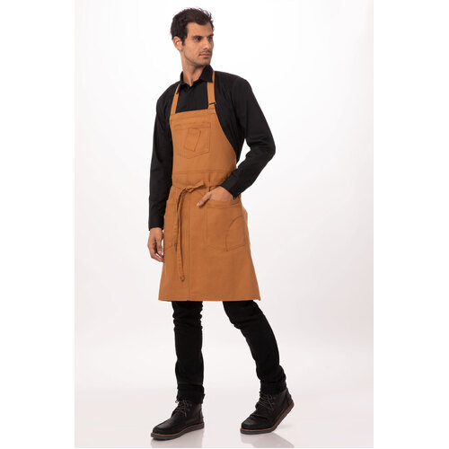 Chef Works Rockford Bib Apron - ABKV053 - ABKV053