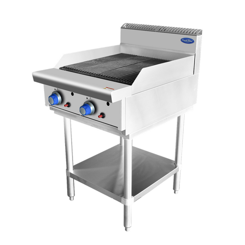 Cookrite AT80G6C-F-LPG - 600mm Gas Radiant Chargrill on Leg Stand - LPG - AT80G6C-F-LPG