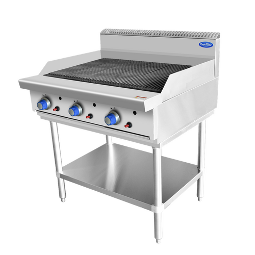 Cookrite AT80G9C-F-LPG - 900mm Gas Radiant Chargrill on Leg Stand - LPG - AT80G9C-F-LPG