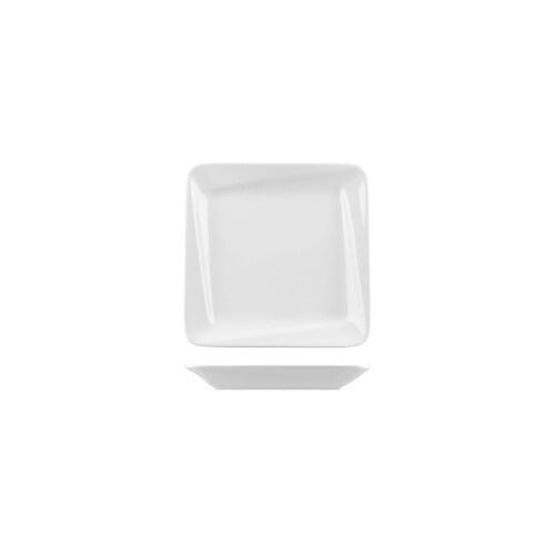 AFC Bistro Slant Square Plate 229x27mm (Box of 24) - B0091