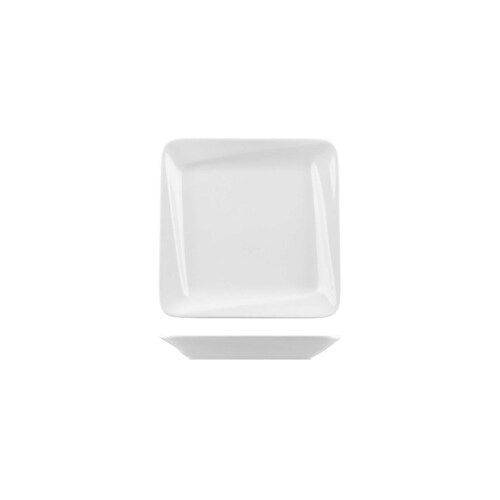 AFC Bistro Slant Square Plate 255x34mm (Box of 12) - B0101