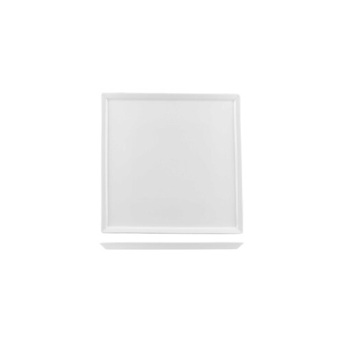 AFC Bistro Narrow Rim Square Plate 292x15mm (Box of 12) - B0121