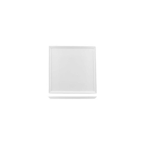 AFC Bistro Narrow Rim Square Plate 200x15mm (Box of 18) - B0181