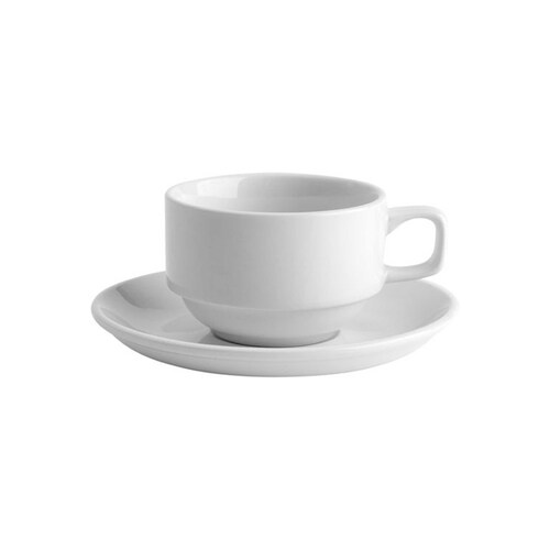 AFC Bistro Stackable Tea Cup 90x60mm/ 230ml (Box of 36) (Cup Only) - B1851