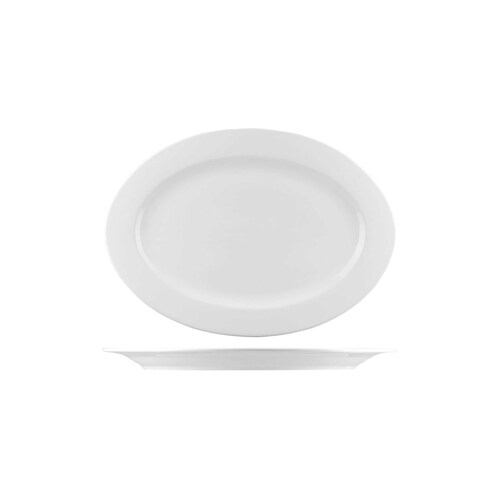 AFC Bistro Oval Plate 310x220mm (Box of 18) - B4850