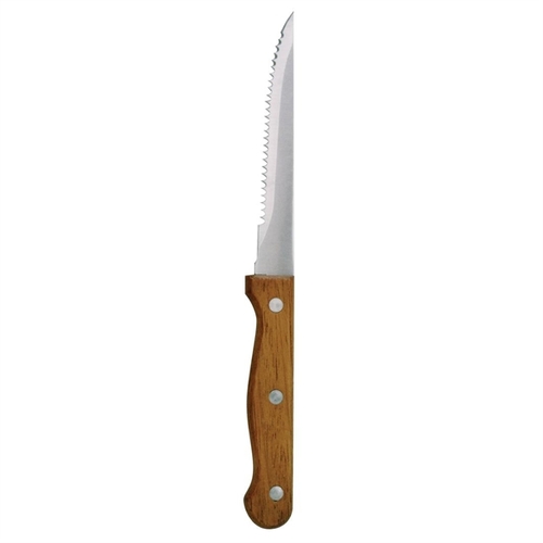 Olympia Steak Knife Wooden Handle 215mm (Box of 12) - C136