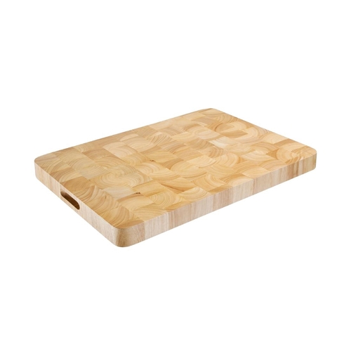 Vogue Rectangular Wooden Chopping Board Large 610x455x45mm - C460