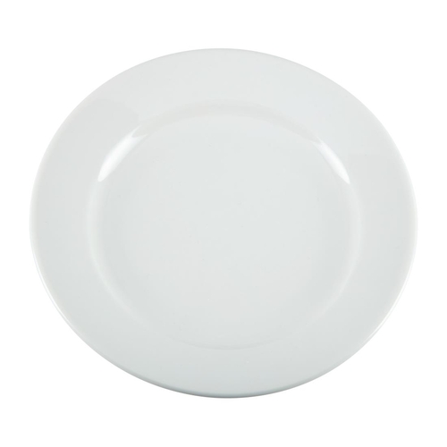 Olympia Whiteware Wide Rimmed Plate 165mm (Box of 12) - CB478