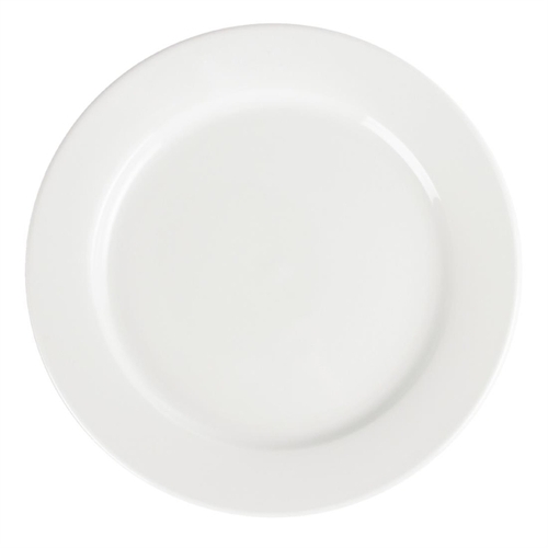 Olympia Whiteware Wide Rimmed Plate 280mm (Box of 6) - CB482