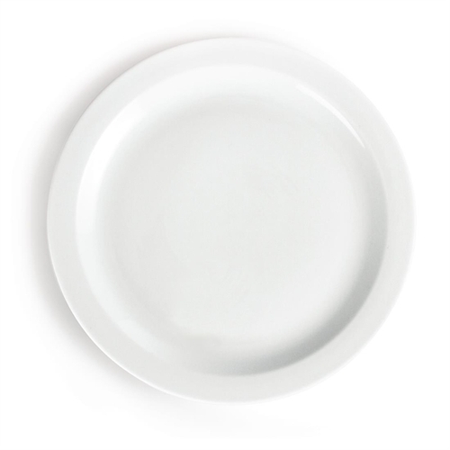 Olympia Whiteware Narrow Rimmed Plate 280mm (Box of 6) - CB491