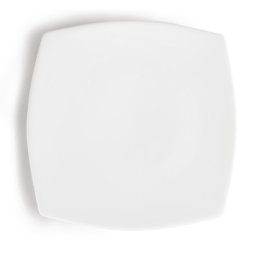 Olympia Whiteware Rounded Square Plate 270mm (Box of 6) - CB493