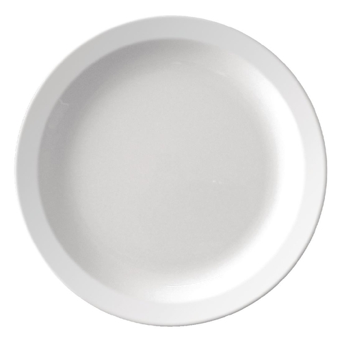 Olympia Kristallon Melamine Narrow Rimmed Plates 267mm (Box of 12) - CB672