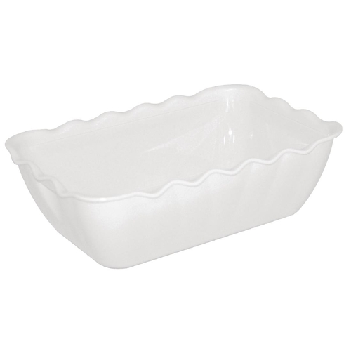 Olympia Kristallon Salad Crock 260x175x85mm/ 2L White  - CB754