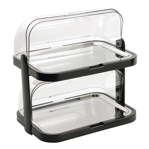 APS Cooling Display Roll Top Double - CB794