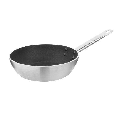 Vogue Non-stick Induction Saute Pan Teflon Platinum Plus 240mm - CB904