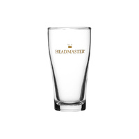 Crown  Glassware Conical Headmaster Beer Certified & Nucleated 285ml (Box of 48) - CC340512