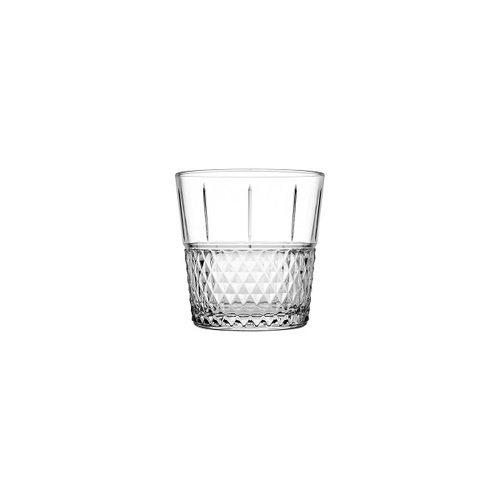 Pasabahce Highness Double Old Fashioned Stackable Glass 97x99mm/400ml (Box of 12) - CC520084