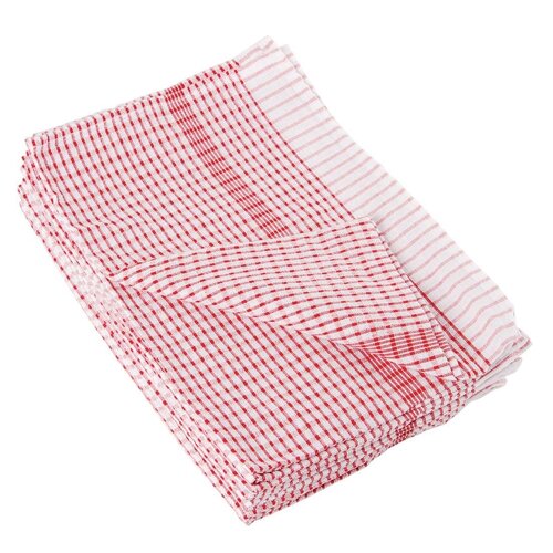 Vogue Wonderdry Tea Towel Red 762x508mm (Pack of 10) - CC595