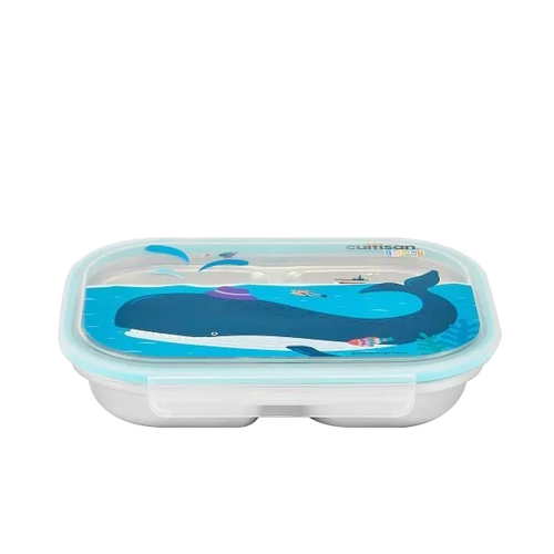 Cuitisan Infant 4 Compartment Food Tray 750ml Blue - CEC10-205B