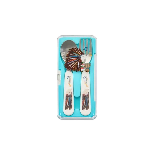 Cuitisan Infant Spoon & Fork Set with Case Blue - CEC10-301B