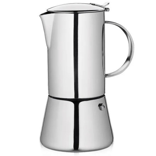 Cilio Aida Espresso Maker Stainless Steel Mirror Polished - 2 Cups - CIL-342239