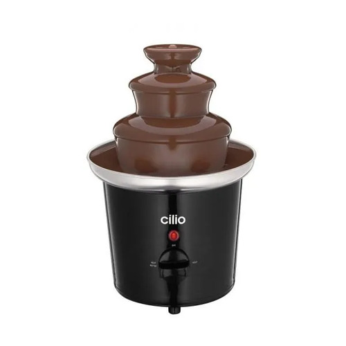 Cilio Haiti Choc Fountain Black Ø 15.5x23cm 300ml - CIL-490121