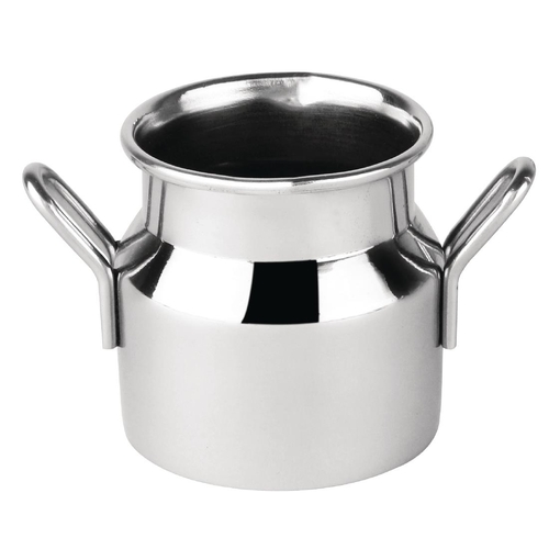 Olympia Mini Milk Churn Stainless Steel Small 60ml - CL203