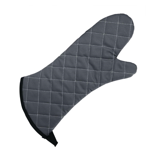 Vogue Flame Retardant Charcoal Oven Mitt 430mm - CL582