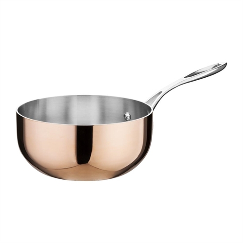 Vogue Tri-Wall Copper Flared Saute Pan 200x90mm - CM677