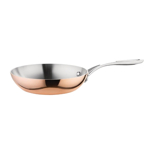 Vogue Induction Tri-Wall Copper Fry Pan 200x45mm - CM678