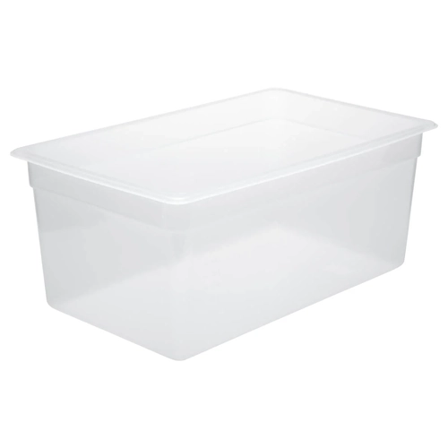 Chef Inox Gastronorm Storage Container-Polypropylene 1/1 x 65mm Clear - CPP-11065