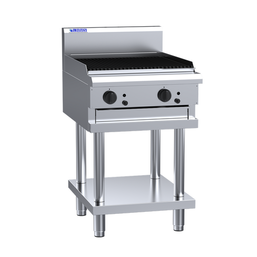 Luus CS-6C - Gas 600mm Chargrill on Leg Stand - CS-6C