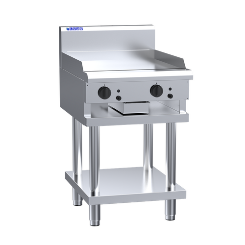 Luus CS-6P - Gas 600mm Griddle on Leg Stand - CS-6P