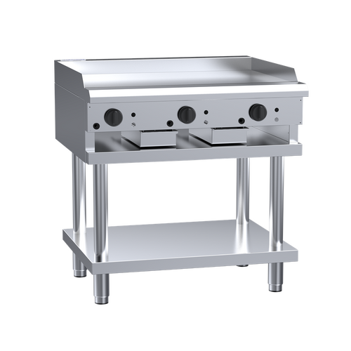 Luus CS-9P-T  - Gas 900mm Teppanyaki Grill on Leg Stand - CS-9P-T