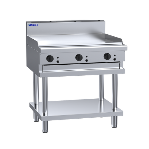 Luus CS-9P - Gas 900mm Griddle on Leg Stand - CS-9P