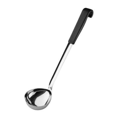 Vogue Black Handled Ladle 340mm 130ml - CS001