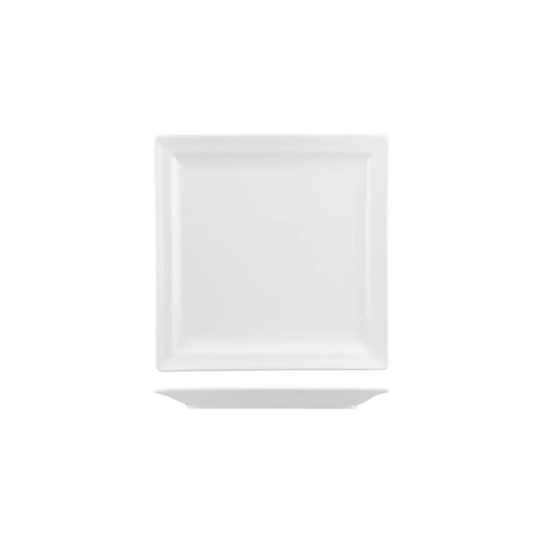 RAK Classic Gourmet Square Plate 240mm (Box of 12) - CSP24