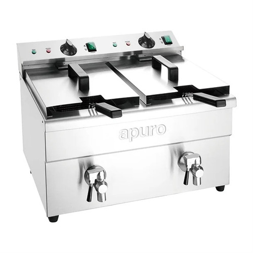 Apuro Double Induction Fryer - 8ltr - CT012-A