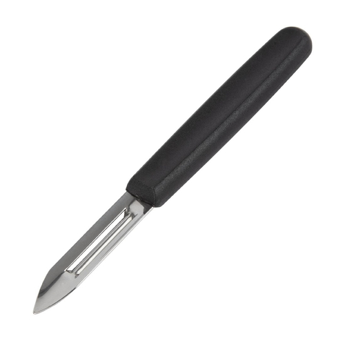 Vogue Plastic Peeler Black Moulded Handle - D050