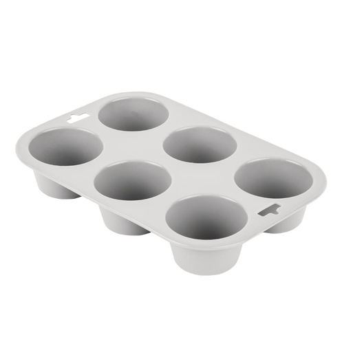 Vogue Silicone High Heat Flexible Muffin Tray (6 Cup) - DA520