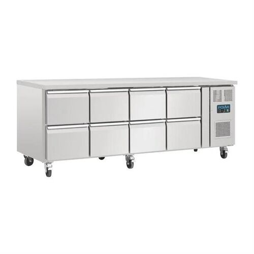 Polar U-Series Eight Drawer Gastronorm Counter Fridge - 8 x 1/1 GN - DA549-A