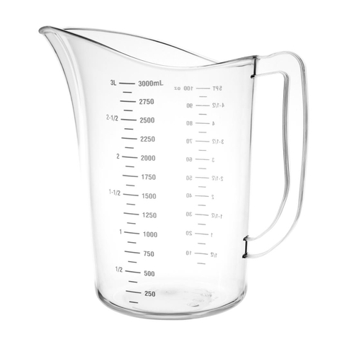 Vogue Polycarbonate Measuring Jug 3Ltr - DB453