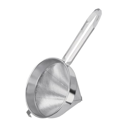 Vogue Stainless Steel Coarse Conical Strainers 250mm (2mm hole) - DM059