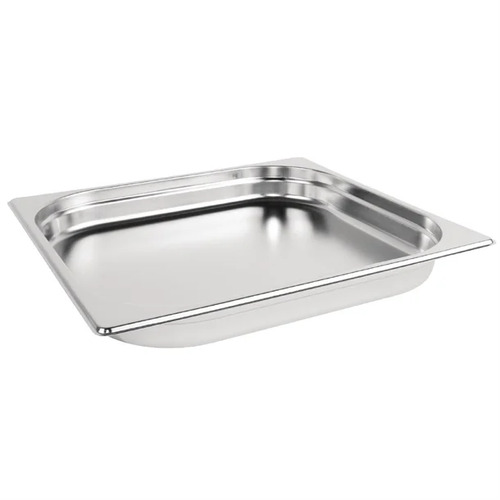 Vogue Stainless Steel 2/3 Gastronorm Tray 40mm 3.5Ltr - DN733