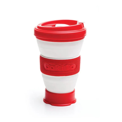 Evo Eco-Friendly Collapsible Cup - Cherry - EVO-POKCHE-S