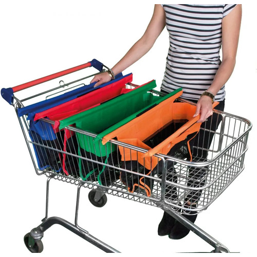 Evo Trolley Reusable Shopping Bag Express Vibe Set of 4