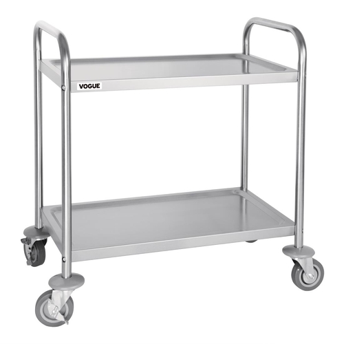 Vogue 2 Tier Flat Pack Trolley 825x710x405mm  - F996