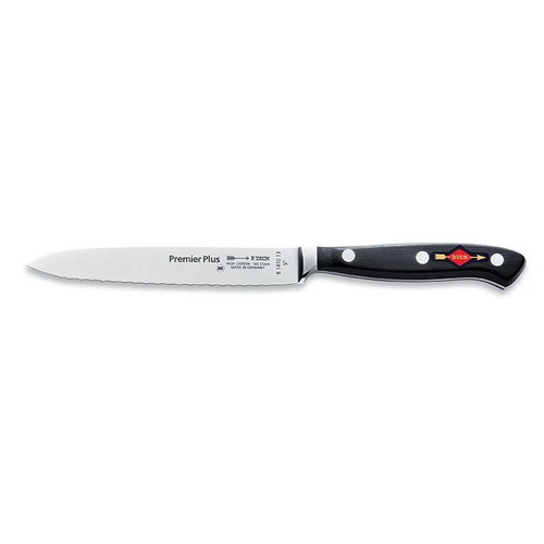 F.Dick Premier Plus Utility Knife Serrated Edge Forged 130mm C&C/P - FD-81410-13-2