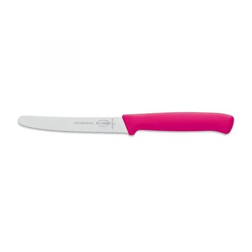 F.Dick Pro-Dynamic Utility Knife Serrated Edge 110mm Pink C&C/P (Box of 6) - FD-85015-11-2-25