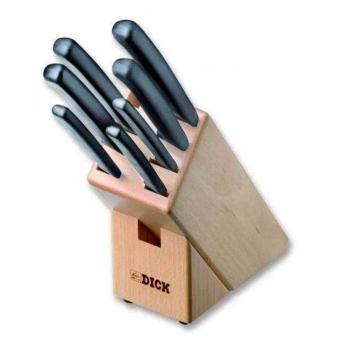 F.Dick Pro-Dynamic Wooden Knife Block (7pcs Set) - FD-88030-00-0